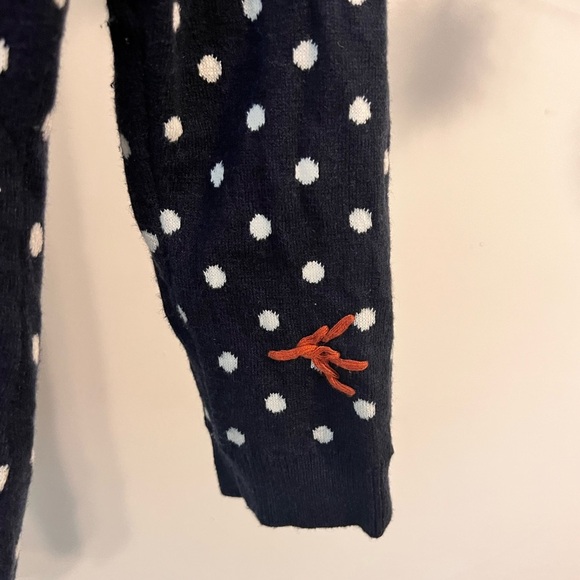 FINAL PRICE Anthropologie Charlie and Robin Snowbird Polka Dot Cardigan - Picture 5 of 15